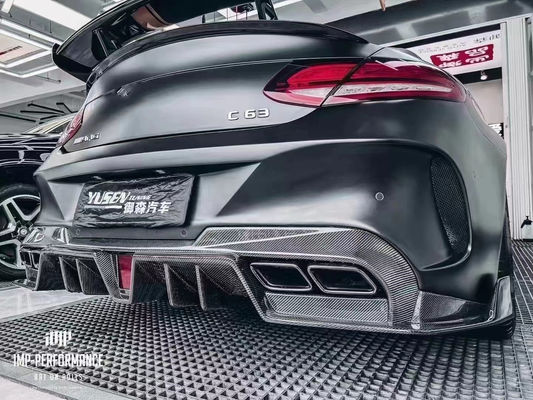 メルセデス C63 C63S カッペ ボディキット C63 C63S カッペ アップグレードされたIMPスタイル フロントとリア バンパースポイラー ボディキット