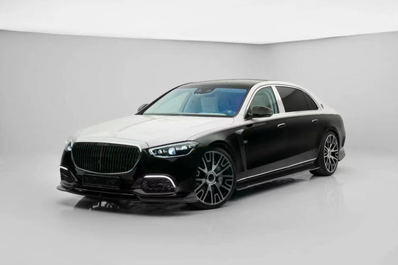 メルセデスSクラスW223 メイバッハ カーボンファイバーボディキット W223 メイバッハ アップグレードされたMSYスタイル フロントショベルディフューザースポイラー