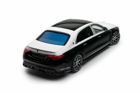 メルセデスSクラスW223 メイバッハ カーボンファイバーボディキット W223 メイバッハ アップグレードされたMSYスタイル フロントショベルディフューザースポイラー
