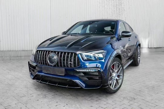 メルセデス・ベンツ GLE COUPE カーボンファイバーボディキット GLE COUPE アップグレード トップスタイル カーボンファイバー フロント リップディフューザー ワイドボディキット