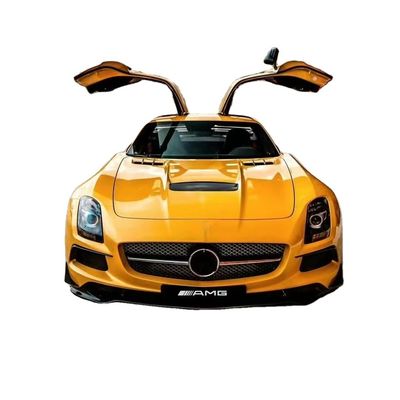 メルセデス SLS R197 カーボンファイバー ボディキット SLS アップグレード ブラックシリーズ スタイリング フロントとリア バンパー スポイラー フード