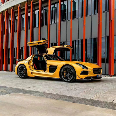 メルセデス SLS R197 カーボンファイバー ボディキット SLS アップグレード ブラックシリーズ スタイリング フロントとリア バンパー スポイラー フード