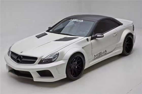 メルセデス SL R230 ワイドボディキット SL R230 改良されたミシャスタイル フロントとリア バンパースポイラー ワイドボディキット