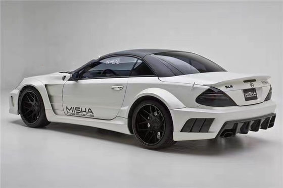 メルセデス SL R230 ワイドボディキット SL R230 改良されたミシャスタイル フロントとリア バンパースポイラー ワイドボディキット