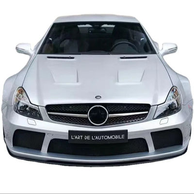 メルセデス SL R230 ワイドボディキット SL R230 アップグレードされた BS スタイル フロントとリア バンパースポイラー ワイドボディキット