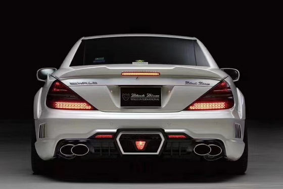 メルセデス SL R230 ワイドボディキット SL R230 アップグレードされたWDスタイル フロントとリア バンパースポイラー ワイドボディキット