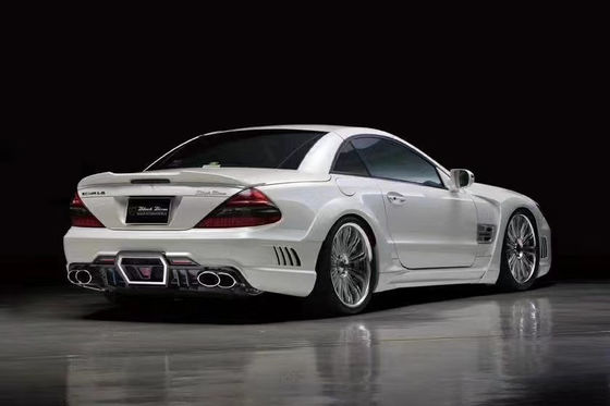 メルセデス SL R230 ワイドボディキット SL R230 アップグレードされたWDスタイル フロントとリア バンパースポイラー ワイドボディキット