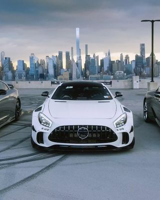 メルセデス AMG GT カーボンファイバー ワイドボディキット AMG GT 改良 CBE スタイル フロント リップ ディフューザー スポイラー ワイドボディキット