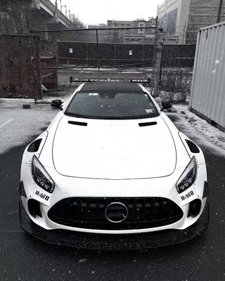 メルセデス AMG GT カーボンファイバー ワイドボディキット AMG GT 改良 CBE スタイル フロント リップ ディフューザー スポイラー ワイドボディキット