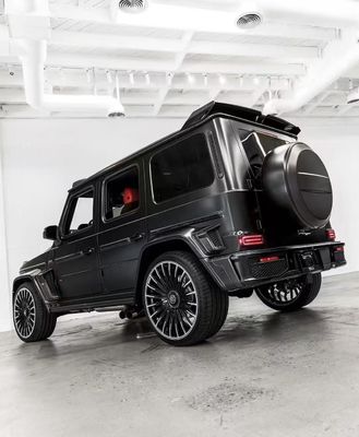 W464 G500 G63 メルセデス ボディキット G800 スタイルの車 フロント バンパー スポイラー ホイールアーチ