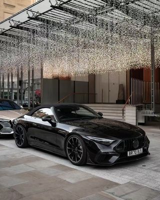 SL63 メルセデス・ベンツ SL ボディキット 2015 - 2016 BSスタイル フードスポイラー フロントリップディフューザー
