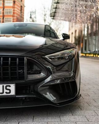 SL63 メルセデス・ベンツ SL ボディキット 2015 - 2016 BSスタイル フードスポイラー フロントリップディフューザー